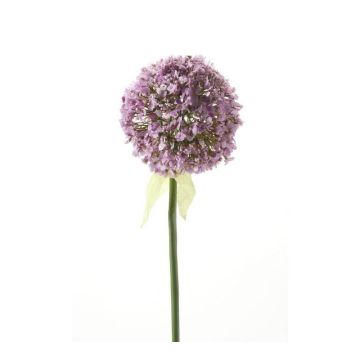 Artificial Allium flower DURBAN, light purple, 28"/70cm