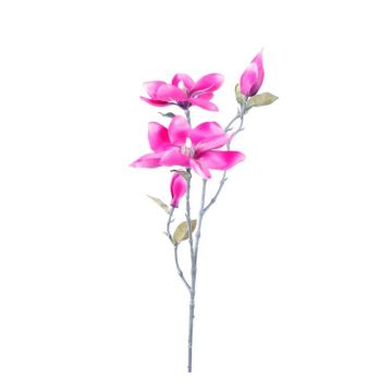 Artificial magnolia ZEON, pink, 30"/75cm