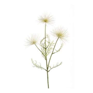 Textile flower chrysanthemum HARARE, cream, 26"/65cm