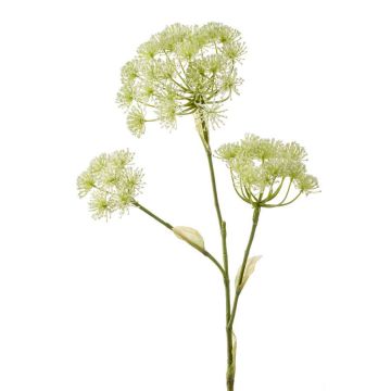 Silk flower hogweed EVERALDO, white, 3ft/105cm