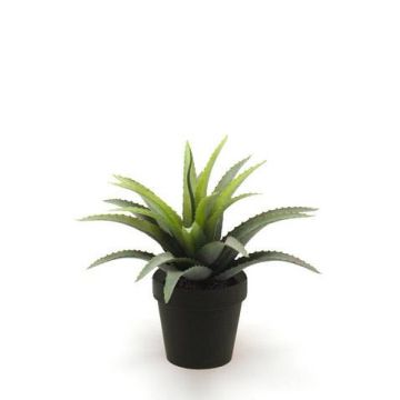 Artificial Agave SEDA, green, 8"/20cm, Ø 10"/25cm