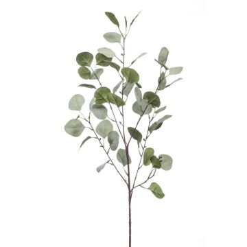 Artificial eucalyptus branch COLTON, green-grey, 33"/85cm