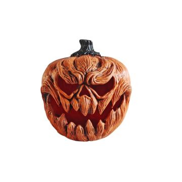 Halloween decorative pumpkin FLANKY, orange, LED, 25cm