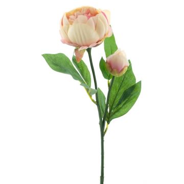 Decorative peony flower TESNI, peach-pink, 20"/50cm