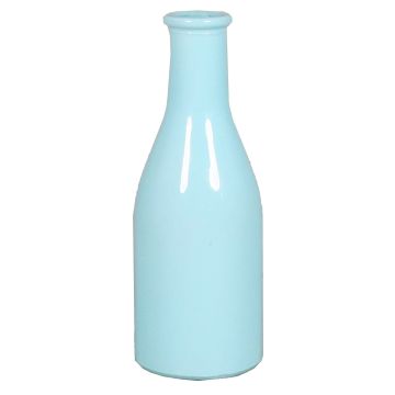 Glass bottle ANYA, light blue, 7"/18cm, Ø2.6"/6,5cm