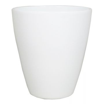 Ceramic vase TEHERAN PALAST, white, 7"/17cm, Ø5.3"/13,5cm 