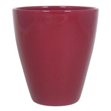 Ceramic vase TEHERAN PALAST, wine red, 7"/17cm, Ø5.3"/13,5cm 