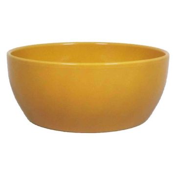 Ceramic bowl TEHERAN BRIDGE, ocher yellow, 3.3"/8,5cm, Ø7"/18,5cm