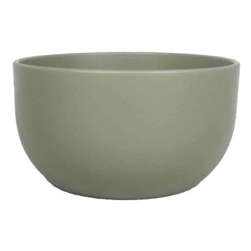 Ceramic bowl TEHERAN TOWER, olive green matt, 5.5"/14cm, Ø10"/26cm