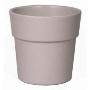 Orchid pot MARIVAN, ceramic, grey matt, 4.9"/12,5cm, Ø5.3"/13,5cm
