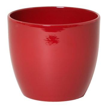 Plant pot TEHERAN BASAR, ceramic, wine red, 4.7"/12cm, Ø5.3"/13,5cm 