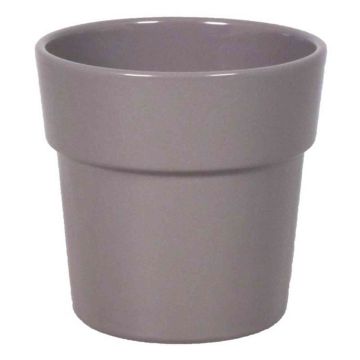 Orchid pot MARIVAN, ceramic, grey, 4.9"/12,5cm, Ø5.3"/13,5cm
