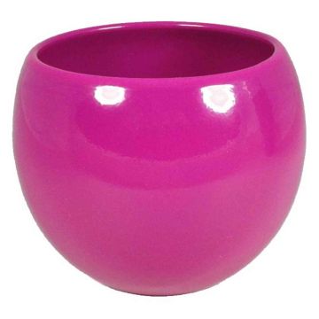 Flower pot HAMADAN, ceramic, pink, 5.1"/13cm, Ø6"/16,5cm