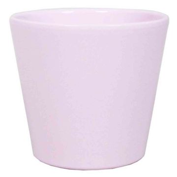 Orchid pot BANEH, ceramic, light pink, 4.9"/12,5cm, Ø5.3"/13,5cm 