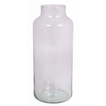 Flower vase SIARA made of glass, clear, 14"/35cm, Ø6"/15cm