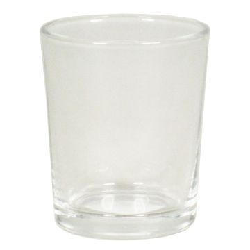 Tealight holder glass MALI, transparent, 2,5"/6,5cm, Ø2"/5,5cm