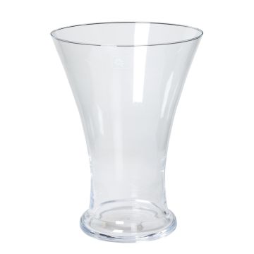 Table vase DESTAN made of glass, 12"/30cm, Ø9"/22cm