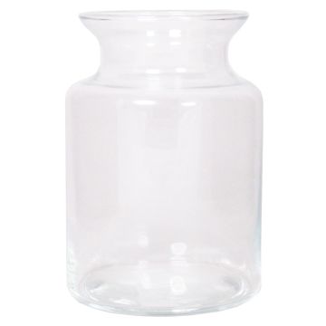 Lantern made of glass HANNA OCEAN, clear, 8"/20cm, Ø5.5"/14cm