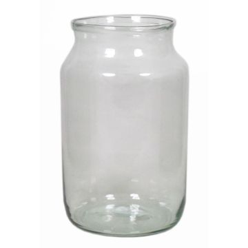 Glass bottle SADE, clear, 12"/30cm, Ø7"/18cm