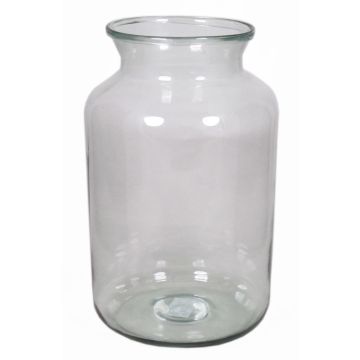 Glass bottle SADE, clear, 16"/40cm, Ø9"/23cm