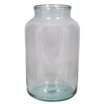 Glass bottle SADE, clear, 17"/44cm, Ø10"/25cm