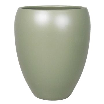 Ceramic vase URMIA MONUMENT, green army matt, 7,5"/19cm, Ø6,5"/16cm