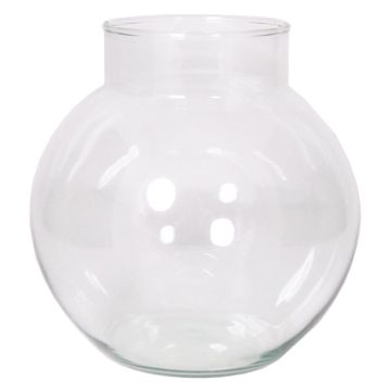 Glass vase GASPAR, clear, 8"/20cm, Ø8"/19cm