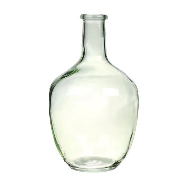 Glass balloon METIN, clear-green, 12"/30,3cm, Ø 7"/17,8cm
