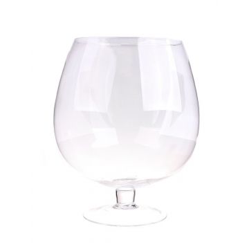 Large cognac glass LIAM, clear, 15"/38cm, Ø9"/23cm, Ø12"/31cm