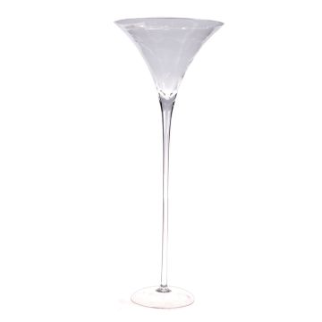 XXL Martini glass SACHA AIR on pedestal, clear, 3ft/90cm, Ø 14"/35cm