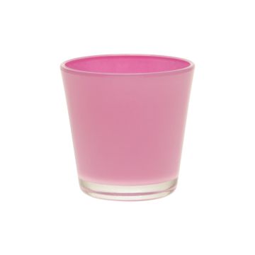 Tealight glass ALEX AIR, pink, 3"/7,5cm, Ø3"/7,5cm