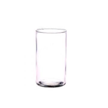 Cylinder flower vase SANNY made of glass, clear, 8"/20cm, Ø 4.5"/11,5cm