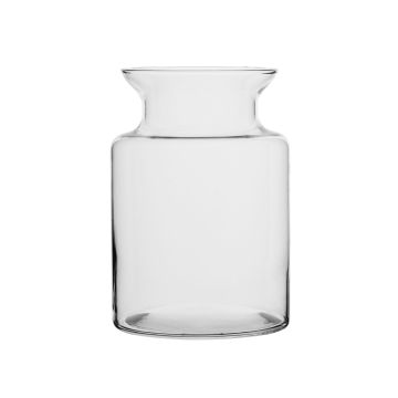 Glass vase HANNA AIR, clear, 8"/19,5cm, Ø3.3"/8,3cm, Ø5.5"/14cm