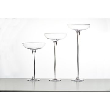 XXL Margarita glass HAZEL on foot, clear, 24"/60cm, Ø15"/37cm