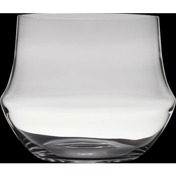 Glass candle holder SHANE, clear, 8"/20cm, Ø10"/25,5cm