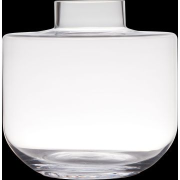 Glass vase ARANYA, clear, 10"/25,5cm, Ø10"/26cm