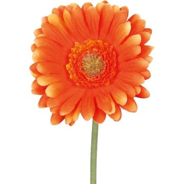 Decorative flower Gerbera TUNZA, orange, 20"/50cm