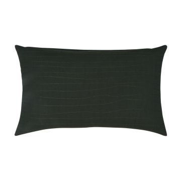 Decorative cushion SILENA, khaki green, decorative stitching, 20"x12"/50x30cm
