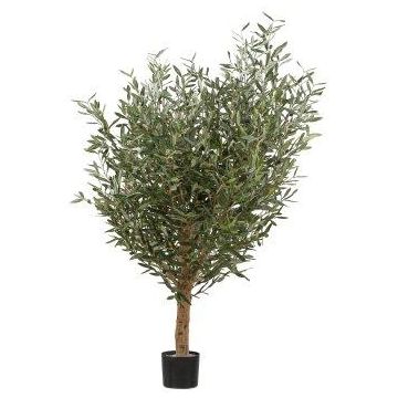 Artificial tree Olive tree BASLU, natural stem, fruits, 5ft/160cm