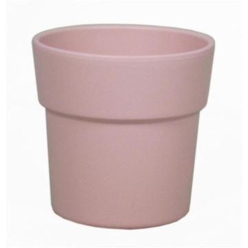 Orchid pot MARIVAN, ceramic, light pink matt, 4.9"/12,5cm, Ø 5.3"/13,5cm