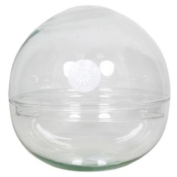 Sphere terrarium BRYSON of glass, transparent, 7.7"/19,5 cm, Ø 7.7"/19,5 cm