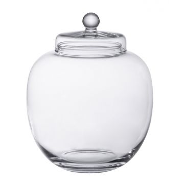 Candy jar FANNY with lid, 10"/25cm, Ø 8.5"/21,5cm