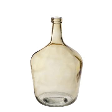 Plant terrarium bottle ILINCA, sand-clear, 9"/24cm, Ø 6.3"/16cm, 2 L