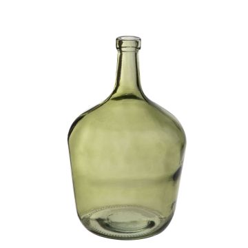 Plant terrarium bottle ILINCA, khaki green-clear, 9"/24cm, Ø 6.3"/16cm, 2 L