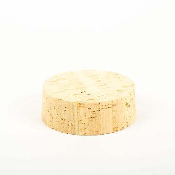 Barrel cork ALMEDA made of natural cork, light-coloured, 1.2"/3cm, Ø3.3"/8,5/3.5"/9cm Barrel cork ALMEDA made of natural cork, light-coloured, 1.2"/3cm, Ø3.3"/8,5/3.5"/9cm