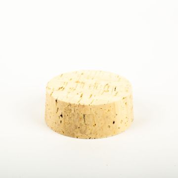 Barrel cork ALMEDA made of natural cork, light-coloured, 1.2"/3cm, Ø3"/7,5/3.1"/8cm