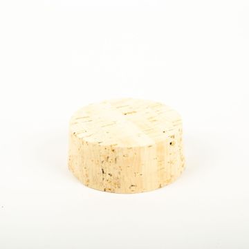 Barrel cork ALMEDA made of natural cork, light-coloured, 1.2"/3cm, Ø2.8"/7/3"/7,5cm