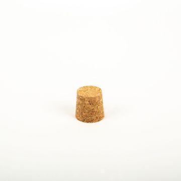 Pointed cork stopper SERILDA made of agglomerated cork, natural, 1.1"/2,7cm, Ø0.9"/2,4/1.1"/2,8cm