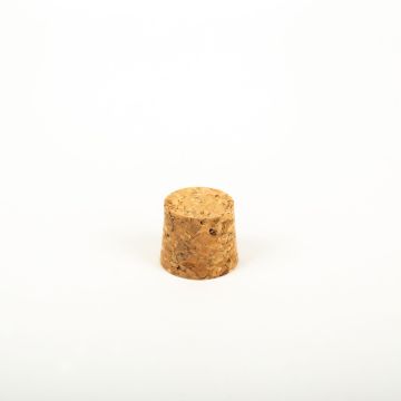 Pointed cork stopper SERILDA made of agglomerated cork, natural, 1"/2,5cm, Ø1"/2,6/1.2"/3cm