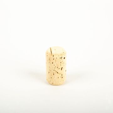 Natural cork stopper JAKOBA, knurled on both sides, light-coloured, 1.7"/4,4cm, Ø1"/2,6cm Natural cork stopper JAKOBA, knurled on both sides, light-coloured, 1.7"/4,4cm, Ø1"/2,6cm